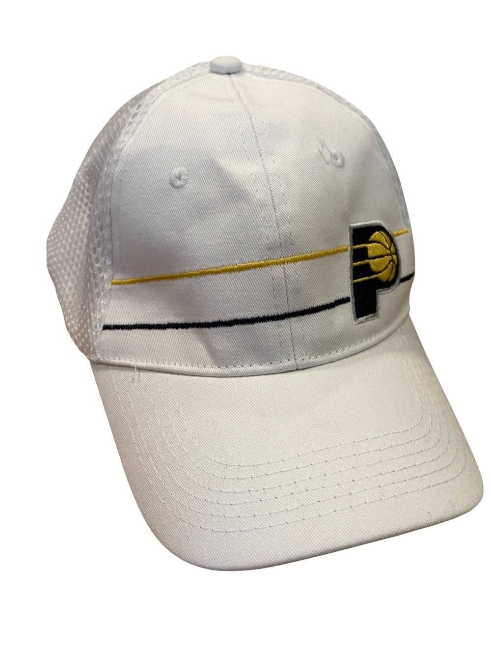 Indiana Pacers White SnapBack Ballcap Hat
